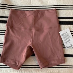 NWT Lululemon Wunder Train High-Rise Short 6" Spiced Chai